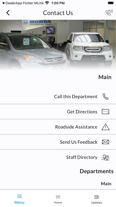 Paragon Honda DealerApp Screenshot