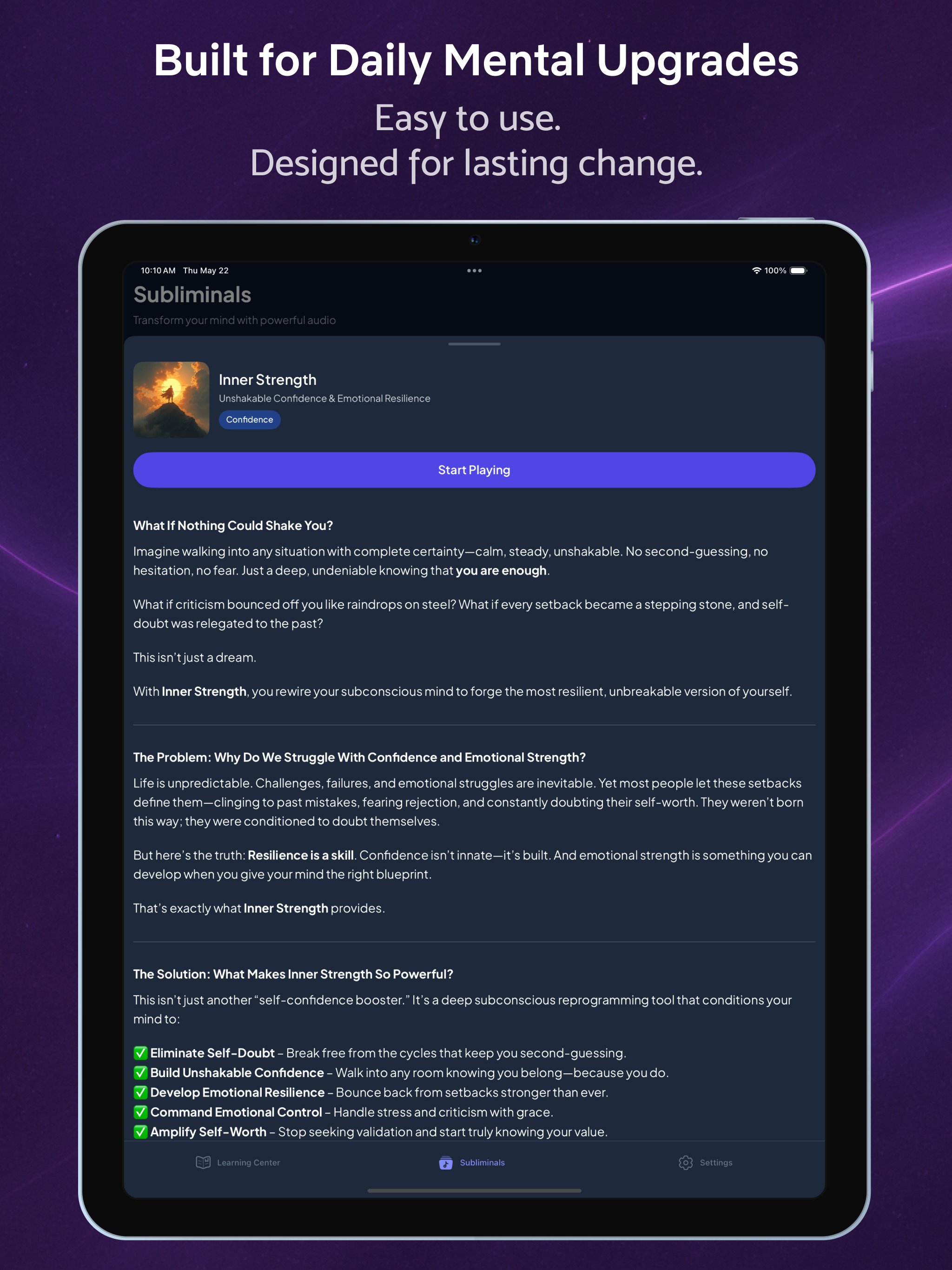 Sublimind: Custom Subliminals screenshot 8