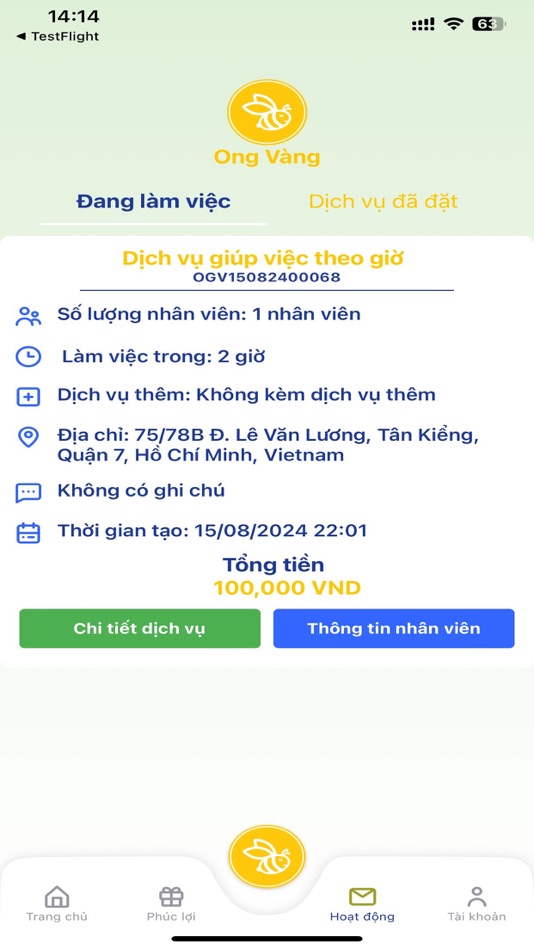#1. Ong Vàng – Ứng dụng gia đình (iOS) By: Nguyen Cuong