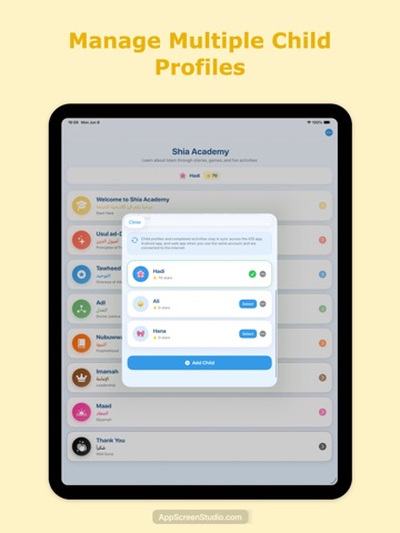 Shia Academy iPad screenshot
