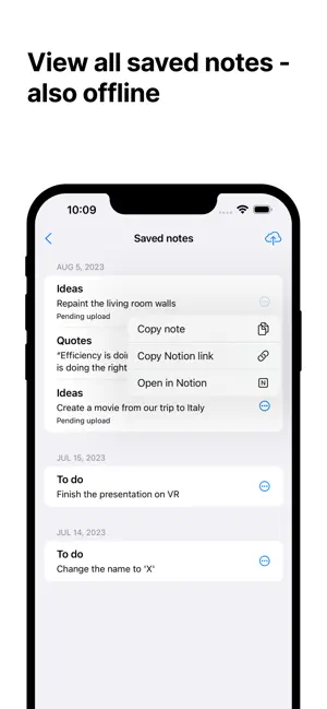 Instant Note for Notion screenshot 3