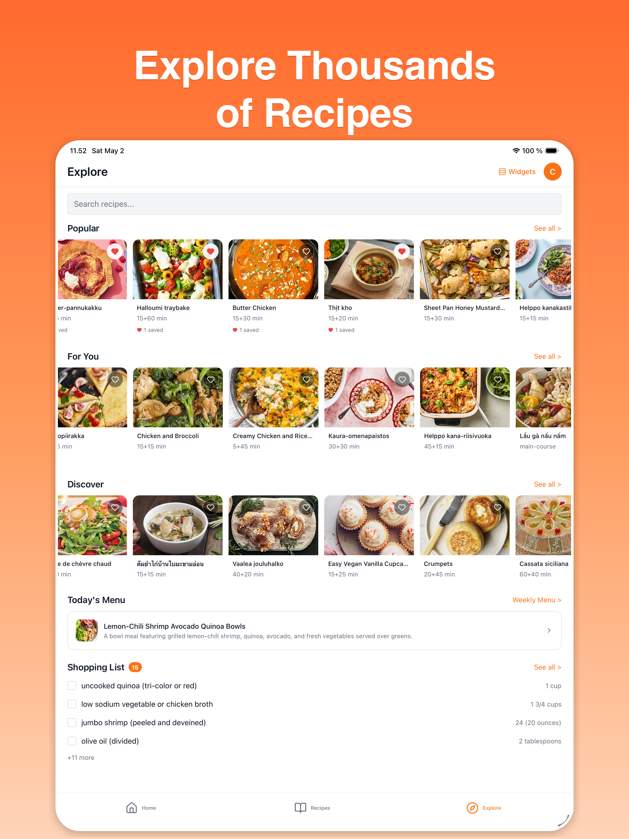 Mi Recipes+