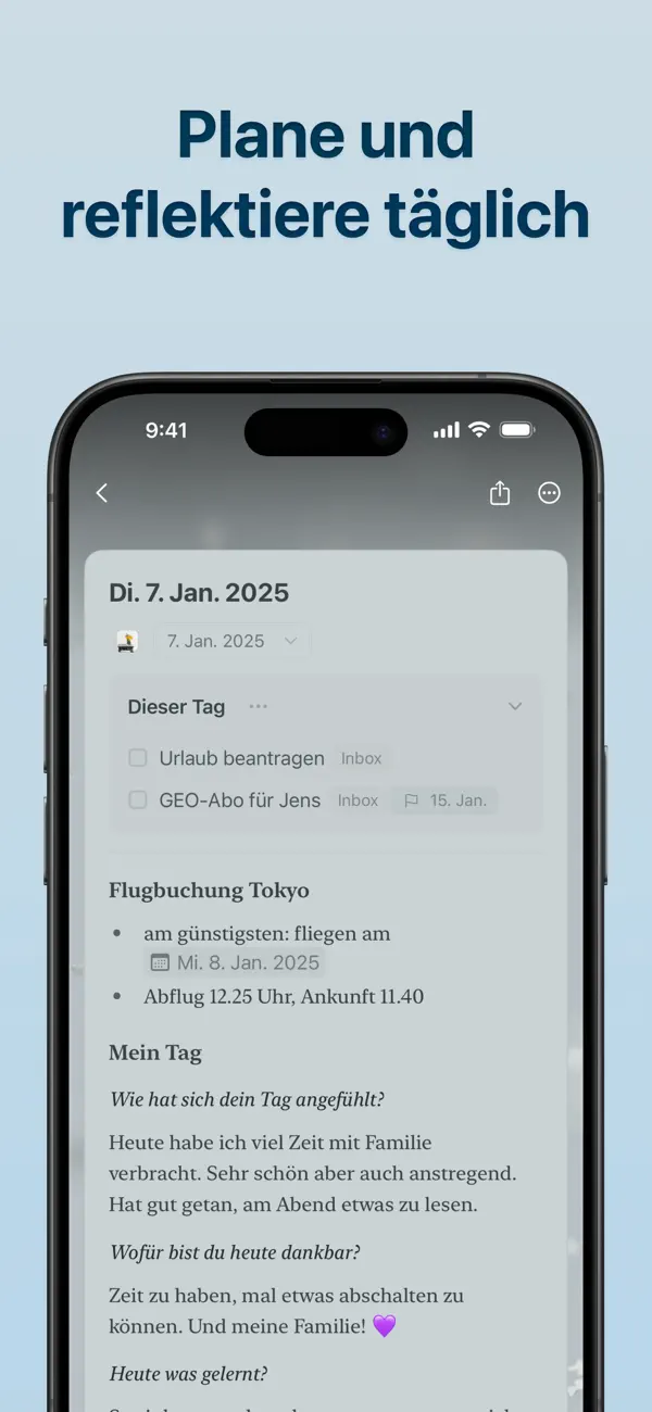 Craft - Docs and Notes Editor iPhone App Screenshot 5 – Produktivität