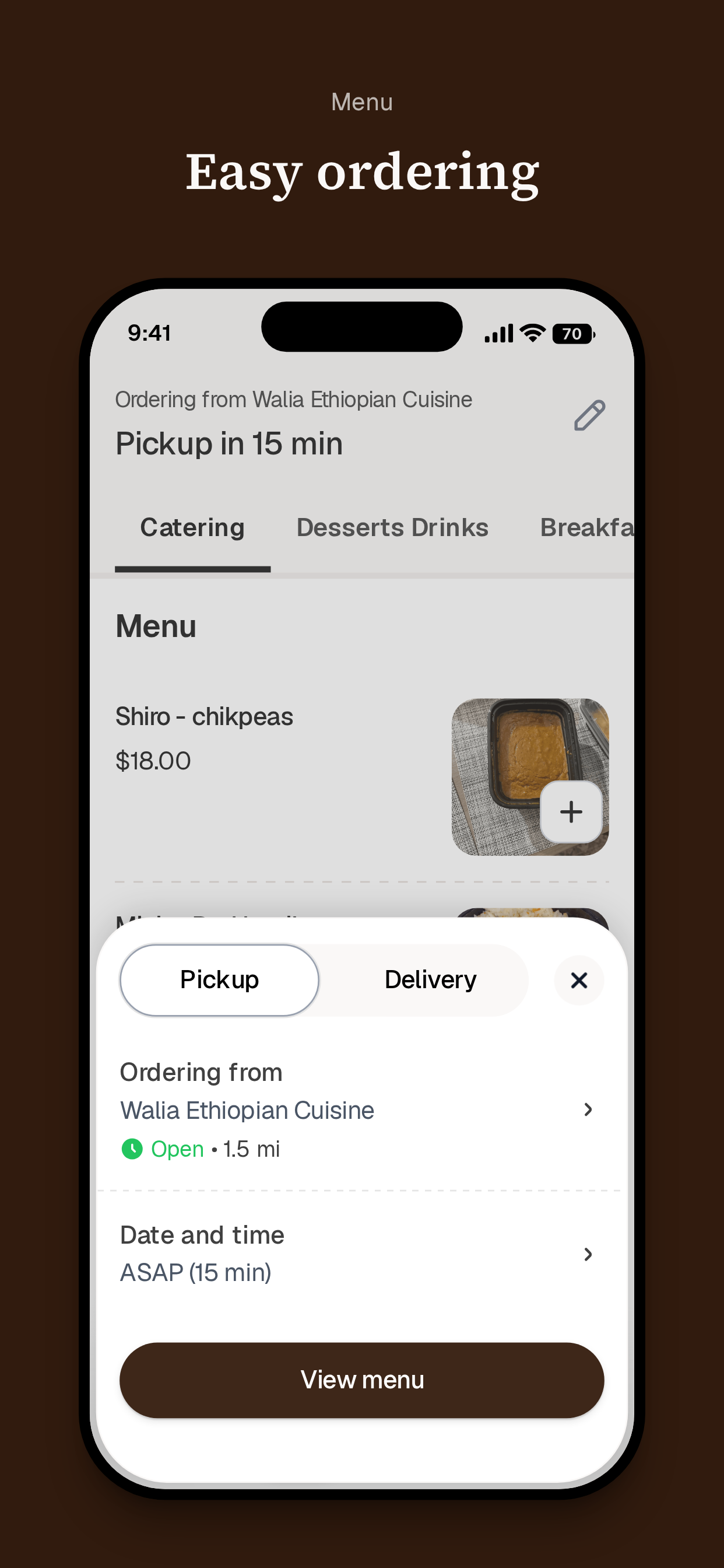Walia Ethiopian Cuisine screenshot 3