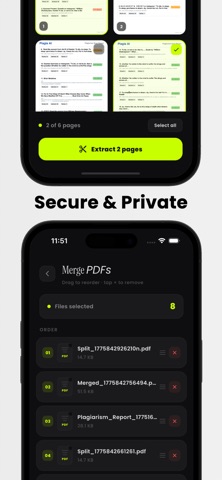 PDF Spliter & Merger Pro iPhone screenshot