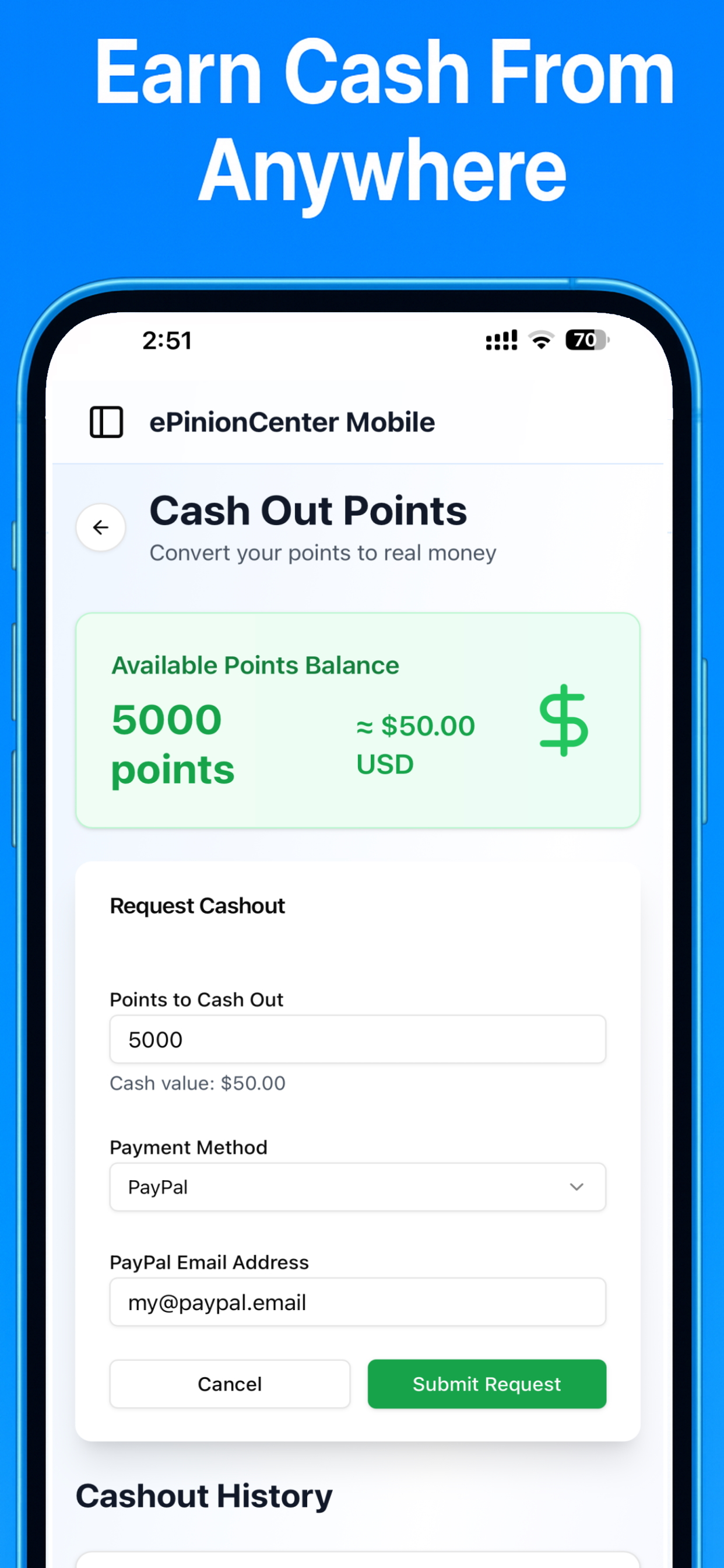 ePinionCenter Survey Panel screenshot 2