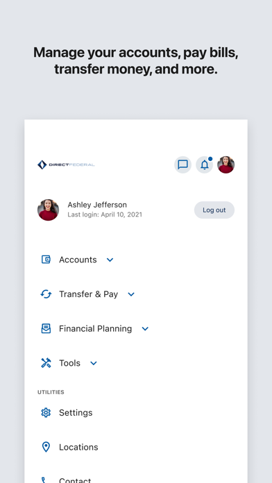 Direct Federal Credit Union screenshot
