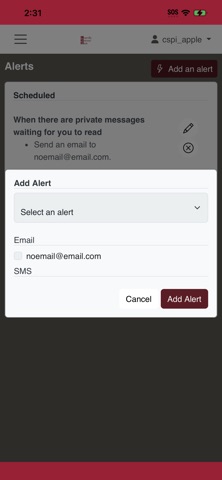 App screenshot
