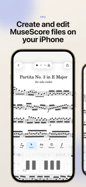 Aria – Music Notation Editor screenshot 1