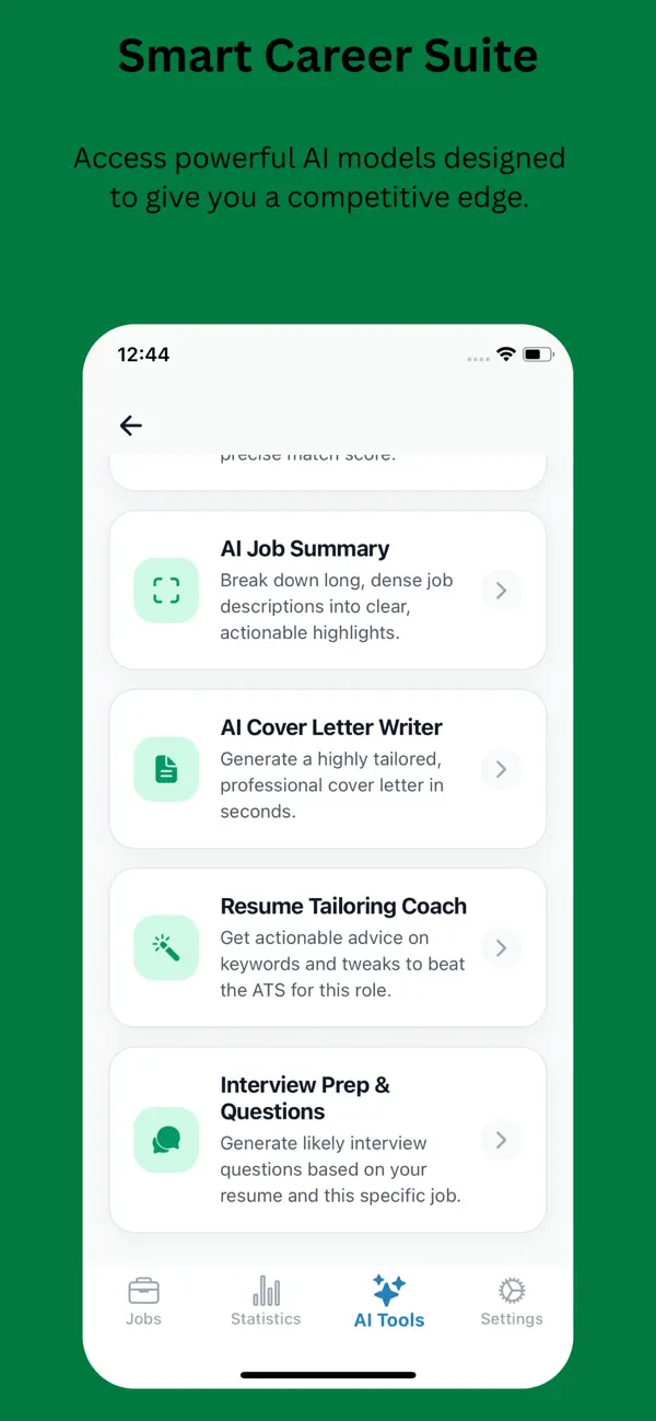 Screenshot #3 pour ApplyAI: Suivi d'Emploi & CV