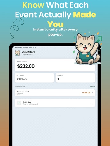 VendStats: Sales Tracker iPad screenshot