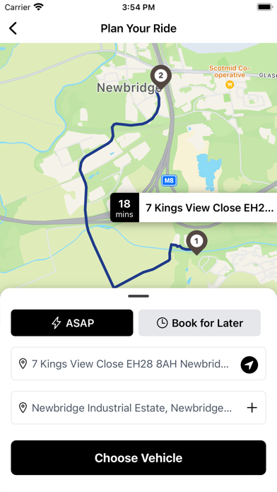 City Cabs (Edinburgh) Ltd Screenshot