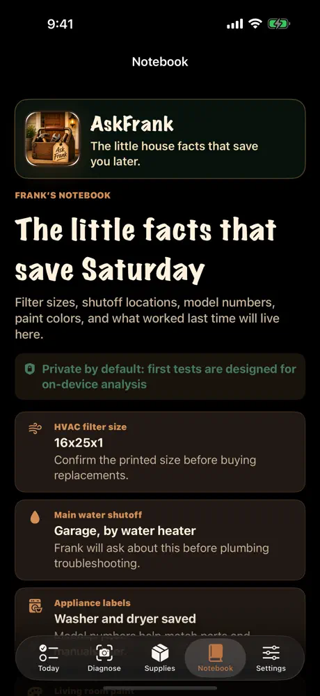AskFrank Home Maintenance screenshot 4