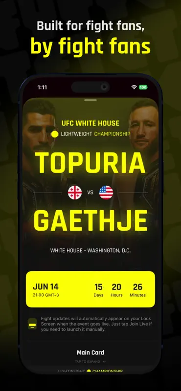 Fyte: UFC Widgets screenshot 7 of 8
