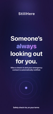 StillHere Daily Checkin App iPhone screenshot