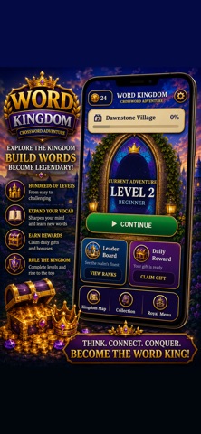 Word Kingdom: Crossword — скриншот 2