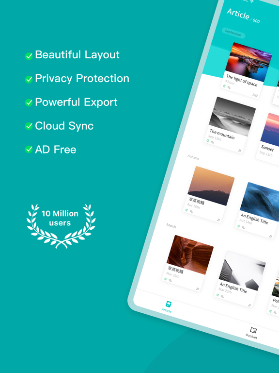Screenshot #4 pour Zine - Enjoy Writing