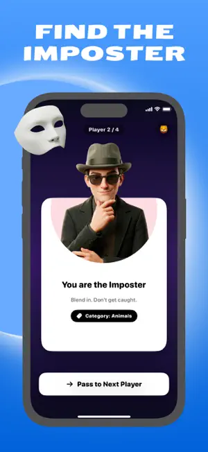 Imposter Game: find lying spy! screenshot 3