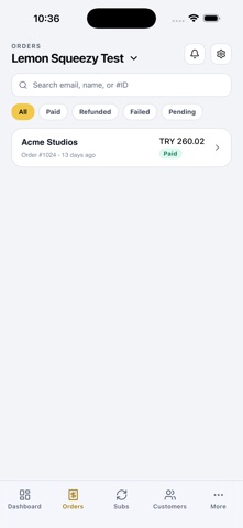 LemonOps: Store in your pocket Screenshot 2 of 6