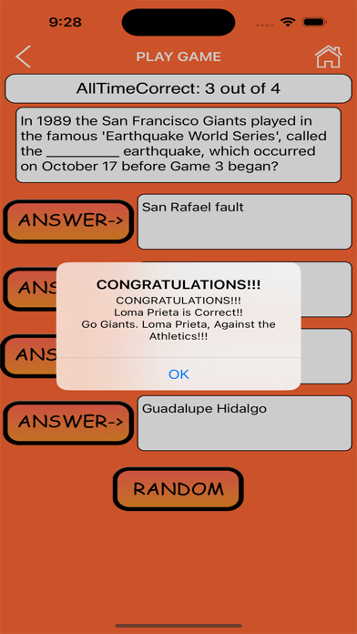 Screenshot #3 pour Trivia Game for SF Giants fans