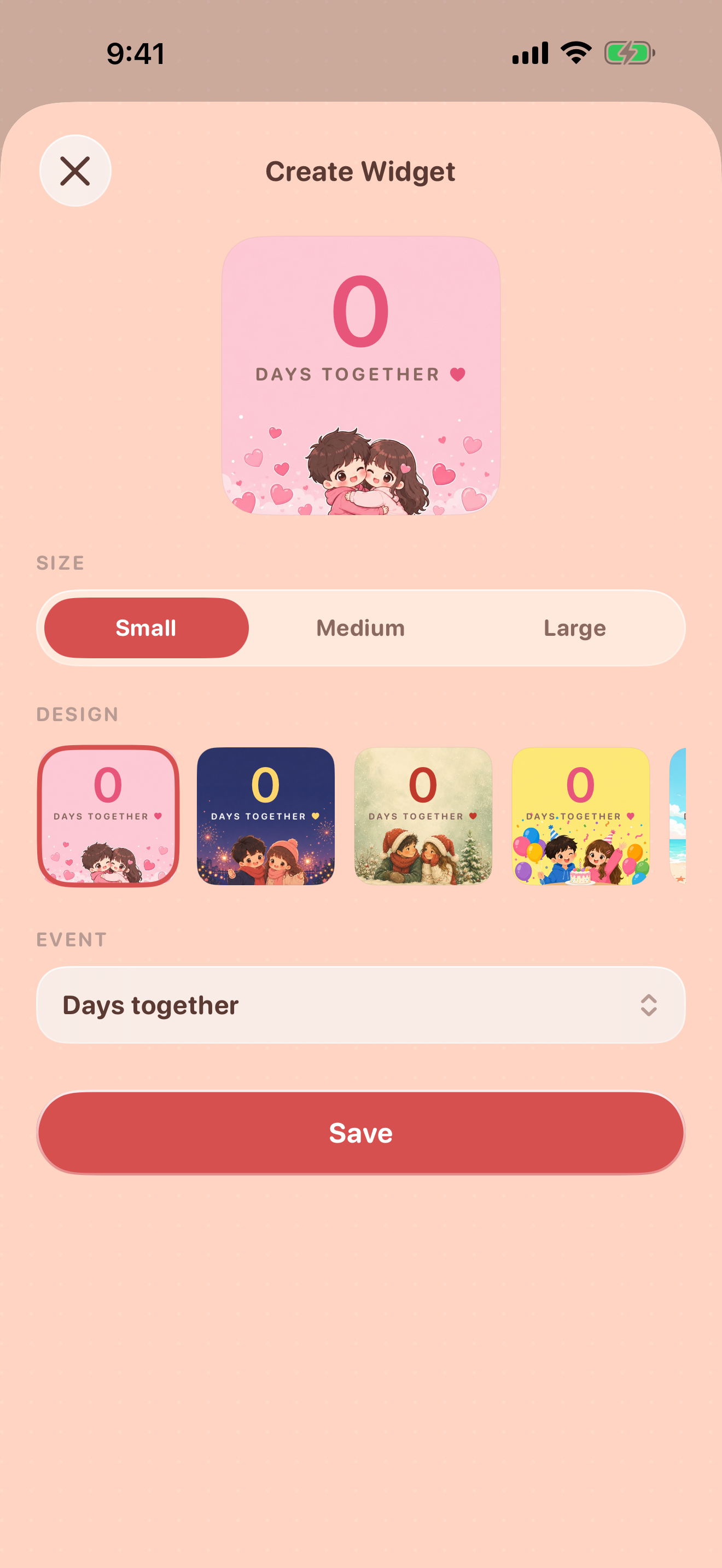 My Love: In Love Days Counter screenshot 3