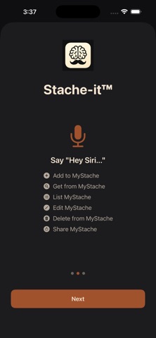Stache-it™ screenshot