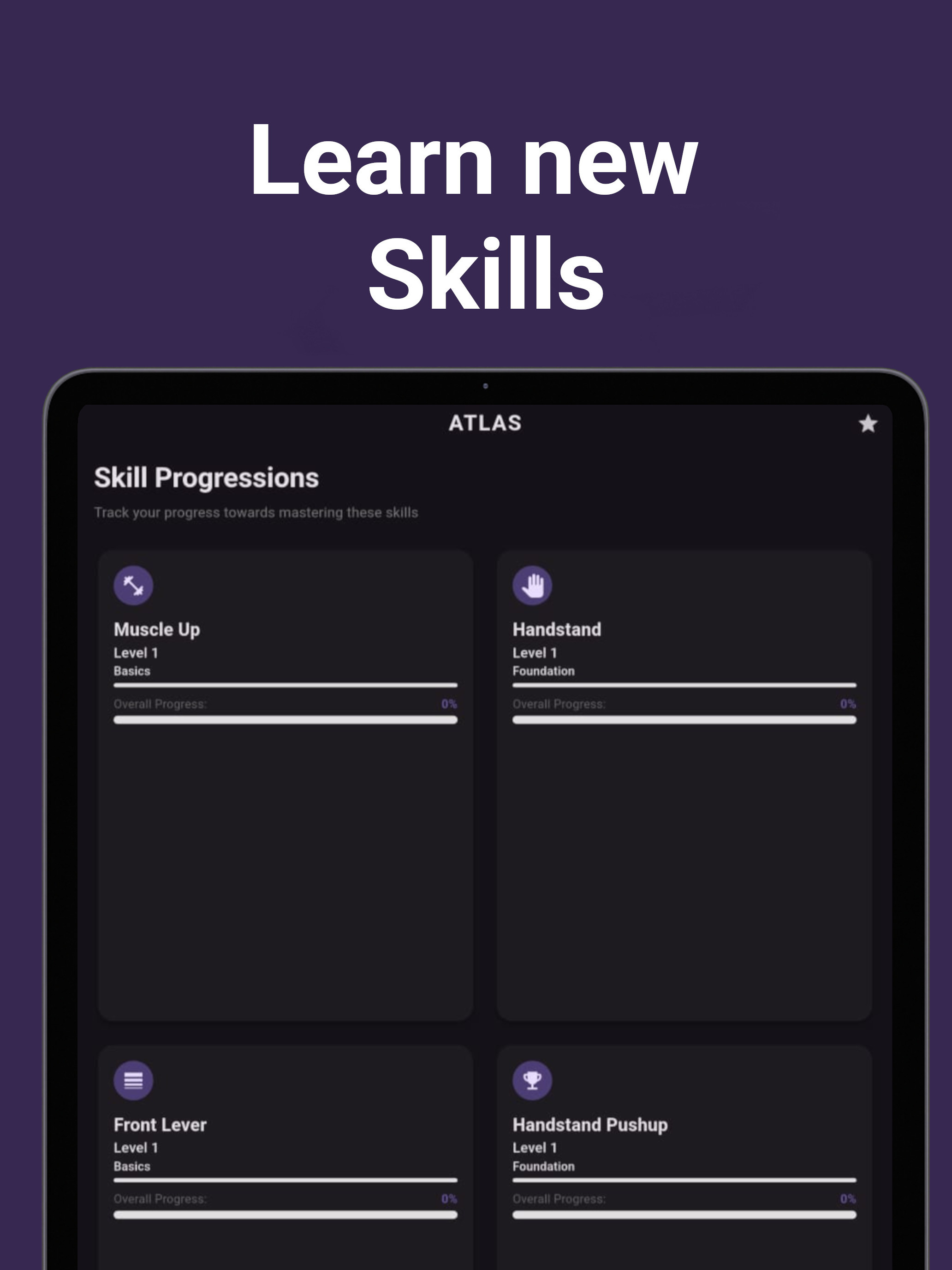 ATLAS - Workout & Goal Tracker