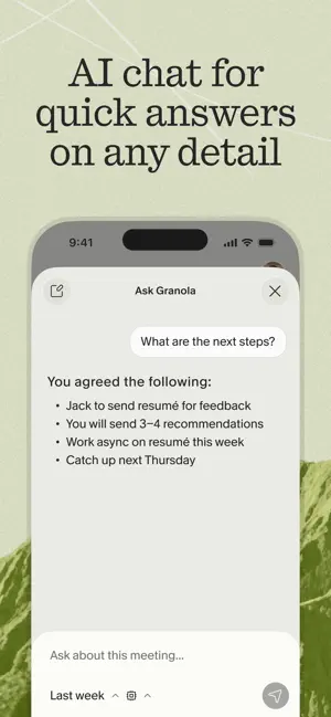 Granola - AI Meeting Notes iPhone screenshot 4