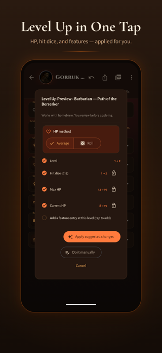 DnD Character Sheet & Toolkit Screenshot 2 of 6