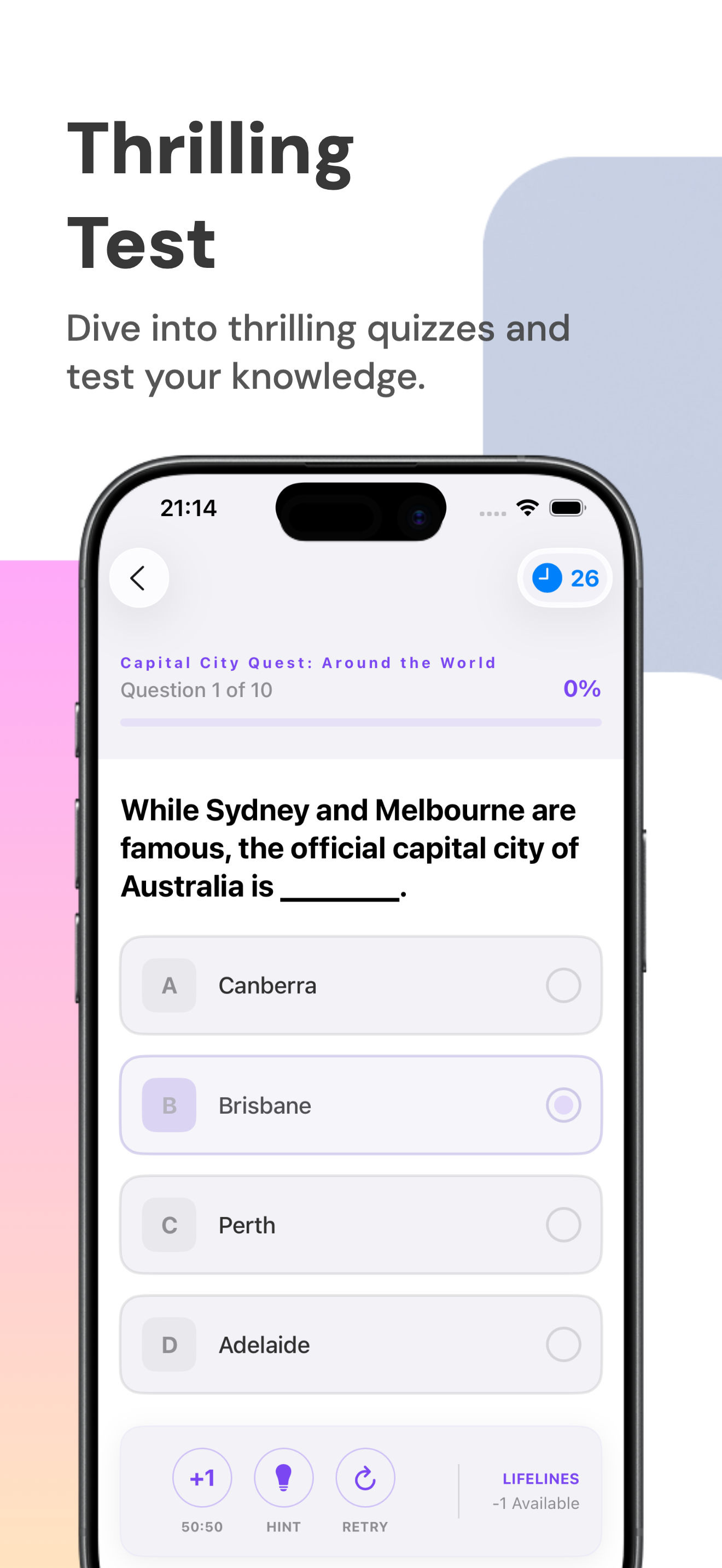 Quizy: AI Trivia Games screenshot 4