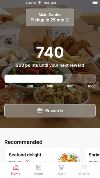 Main Garden To Go iPhone screenshot 1 - Food & Drink app