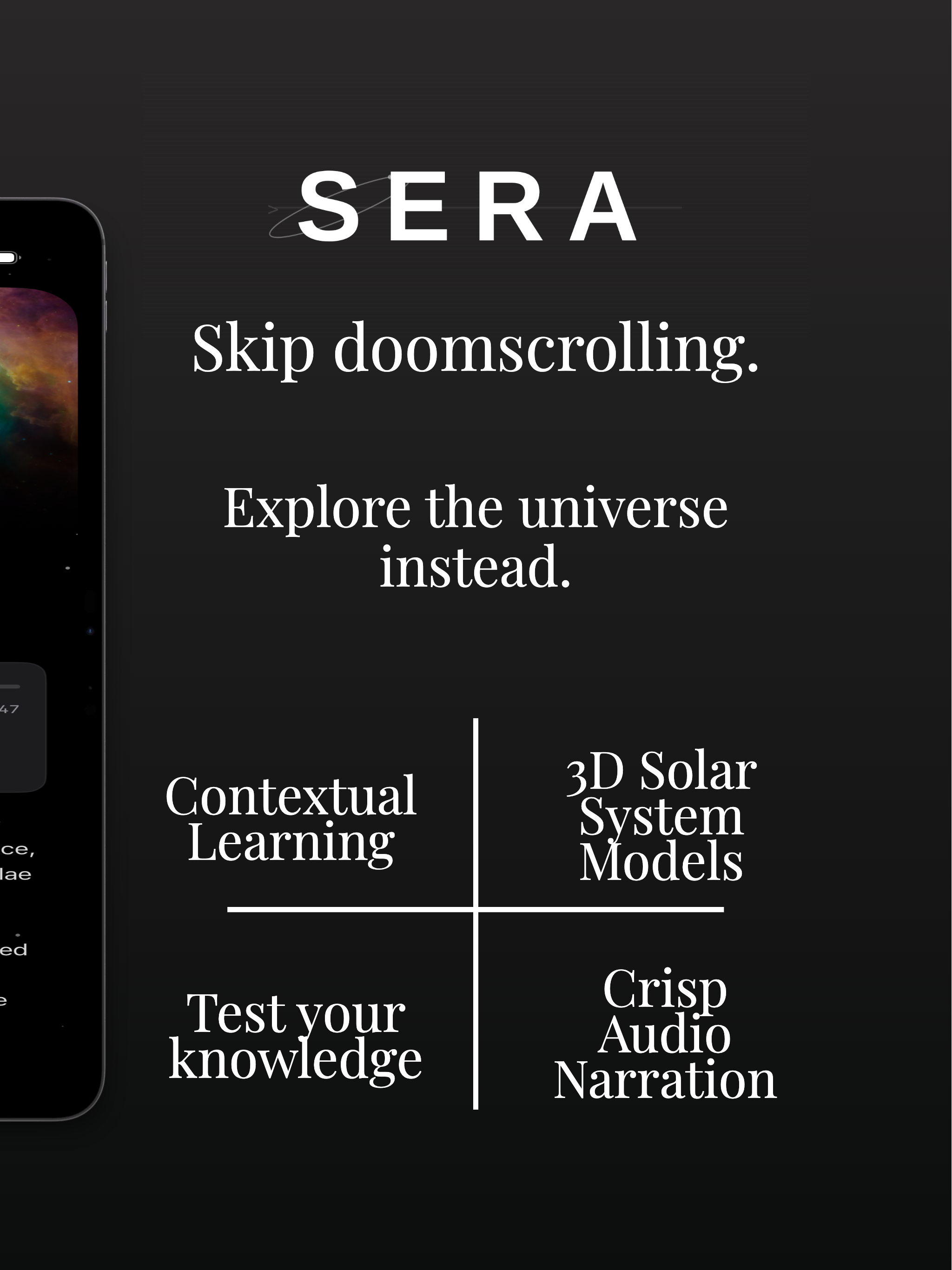 sera: learn astronomy, cosmos