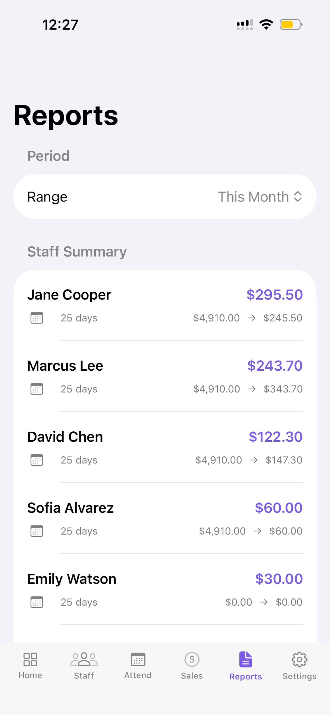 StaffSheet screenshot 3