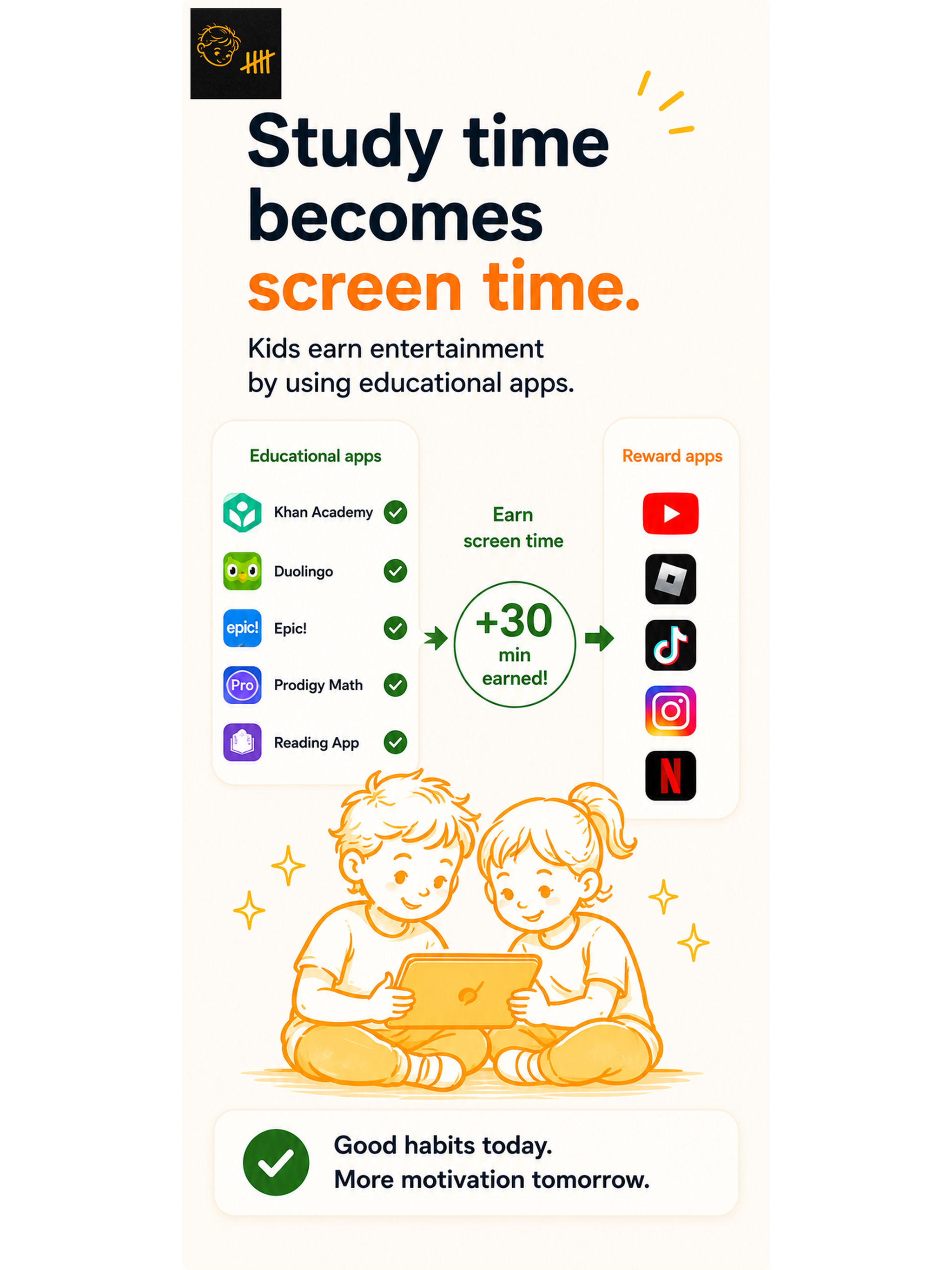 Tally - Earned Screen Time