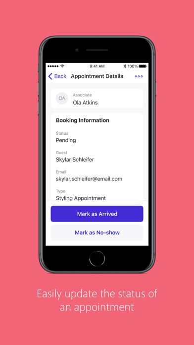 Tulip Appointments Screenshot