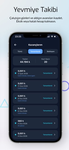 Yevmiye Plus screenshot