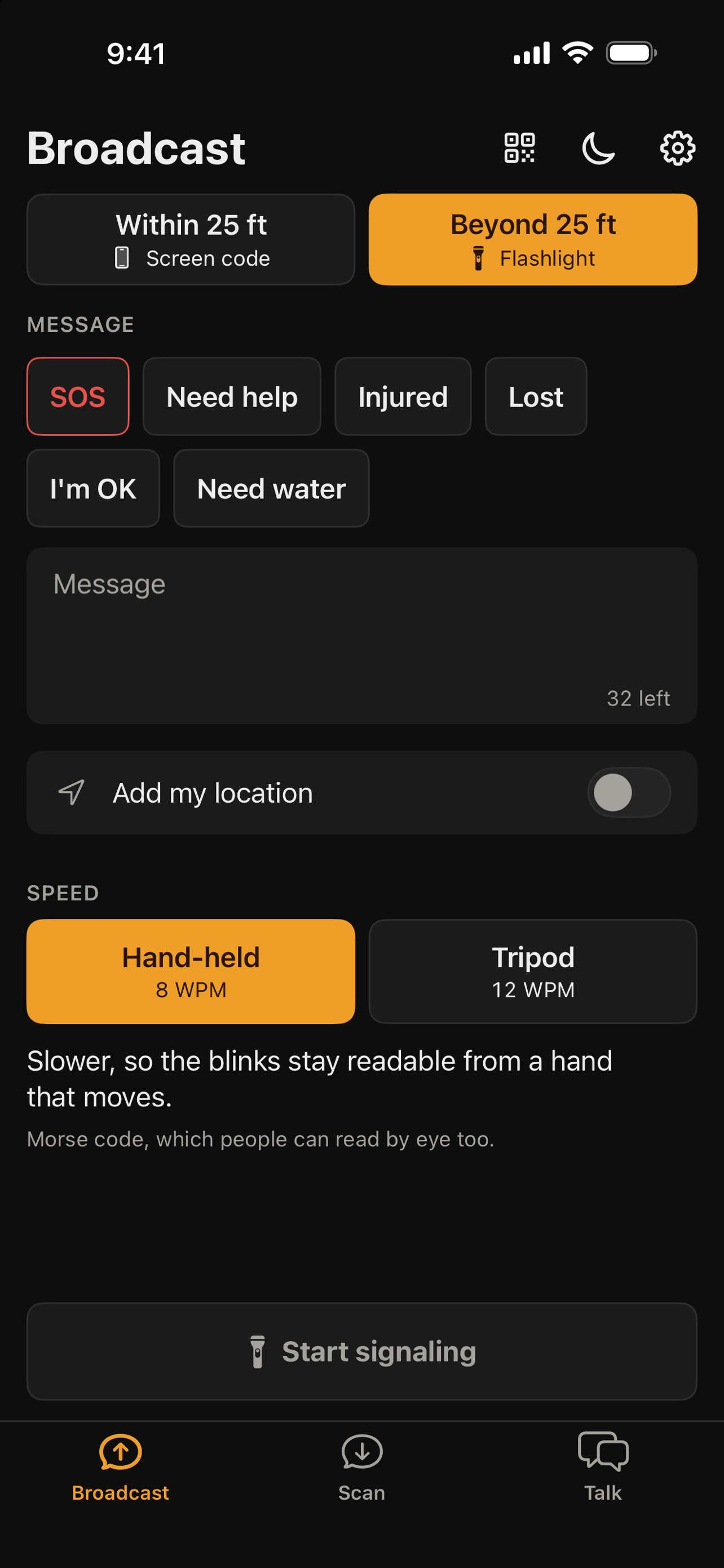 Screenshot 1 of Signal Beacon
