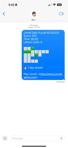 Unveil: Daily Word Puzzle screenshot
