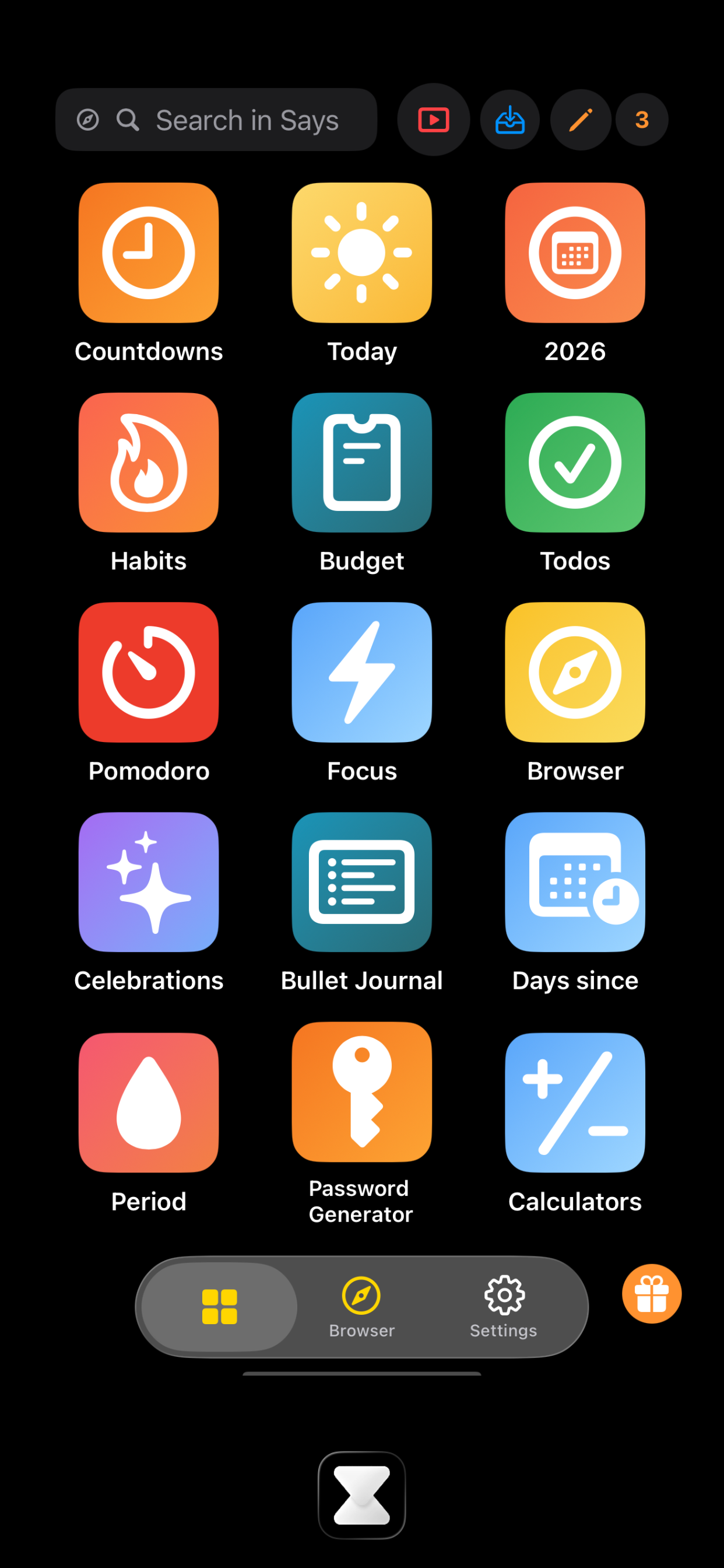 Says: All-in-One Life Planner