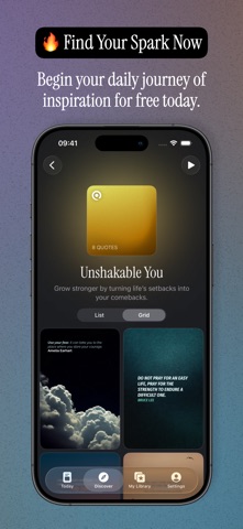 Quotivated: Daily Wisdom iPhone screenshot