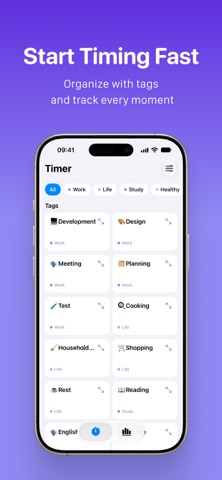 TimeLog+ Track time with tags Screenshot 2 of 6