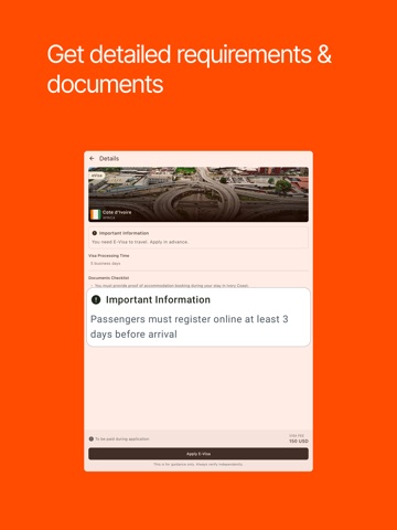Layovered: VisaFree Flights iPad screenshot