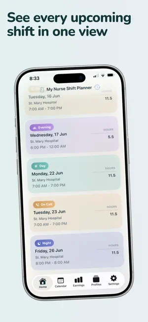 My Nurse Shift Planner screenshot 2