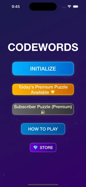 Daily CodeWord Puzzle screenshot 1