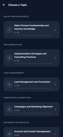 Sales Cloud Consultant Prep Screenshot 2 of 5