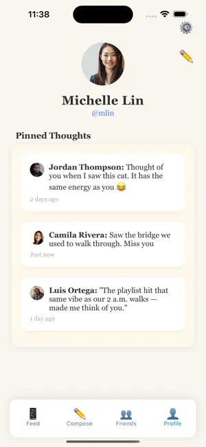 I Thought of You screenshot 2
