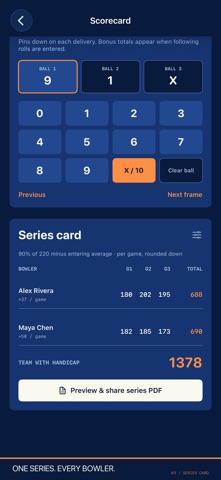 Spareline Bowling Series screenshot 3