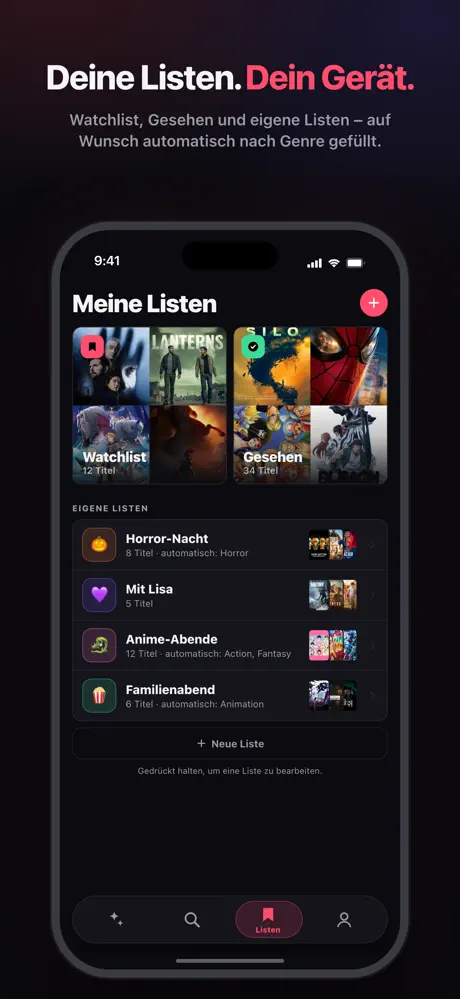 Rewatch auf dem iPhone, Bildschirmfoto 3
