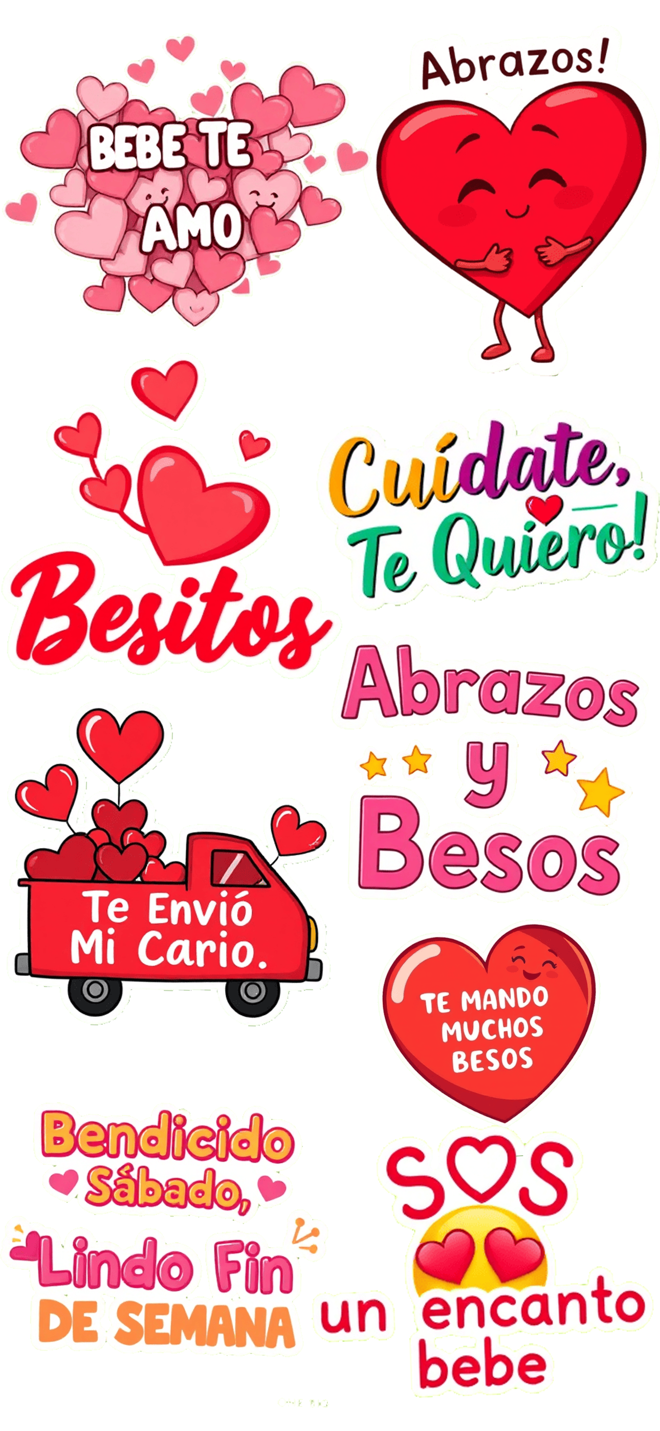 Stickers de Amor