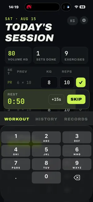 Iron Log Weight Training screenshot 3
